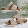 Pegged Heels Women's Anti-slip Shoes, Large Size, Open-toe Beach Sandals Devotion