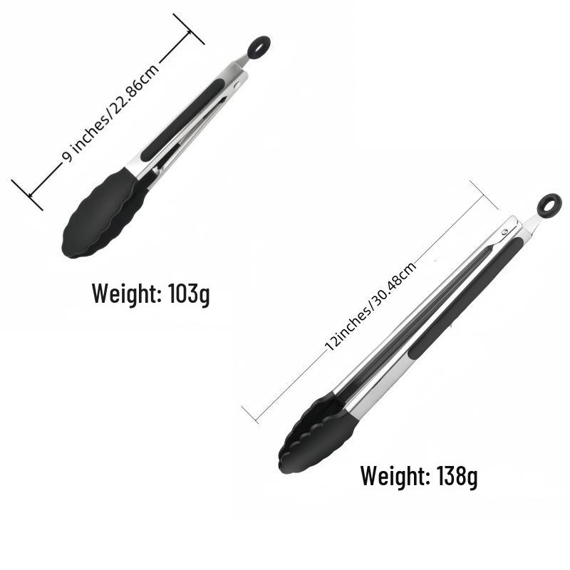 Heat-Resistant Silicone Food Clips: Commercial-Grade Grilling Tools for Steak & BBQ