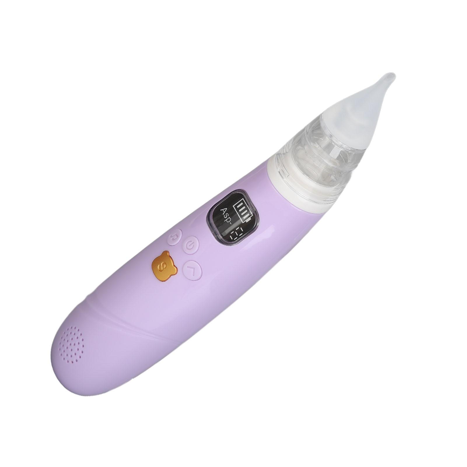 Aspiratore nasale per bambini, ventosa per muco con 24 filtri igienici, sicuro e facile da pulire per neonati, neonati, bambini, aspiratore nasale, aspiratore nasale, rimozione del muco, PLUSQMED