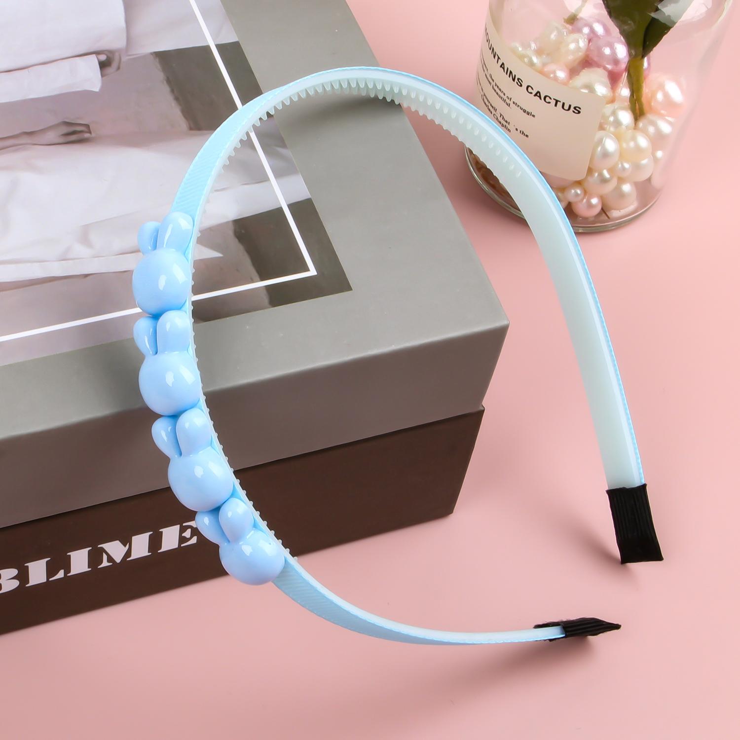 

1pc Cute Girls Rabbit Headbands Candy Color Plastic Hairbands Rabbit Headband Children Kids Party School Hair Accessories