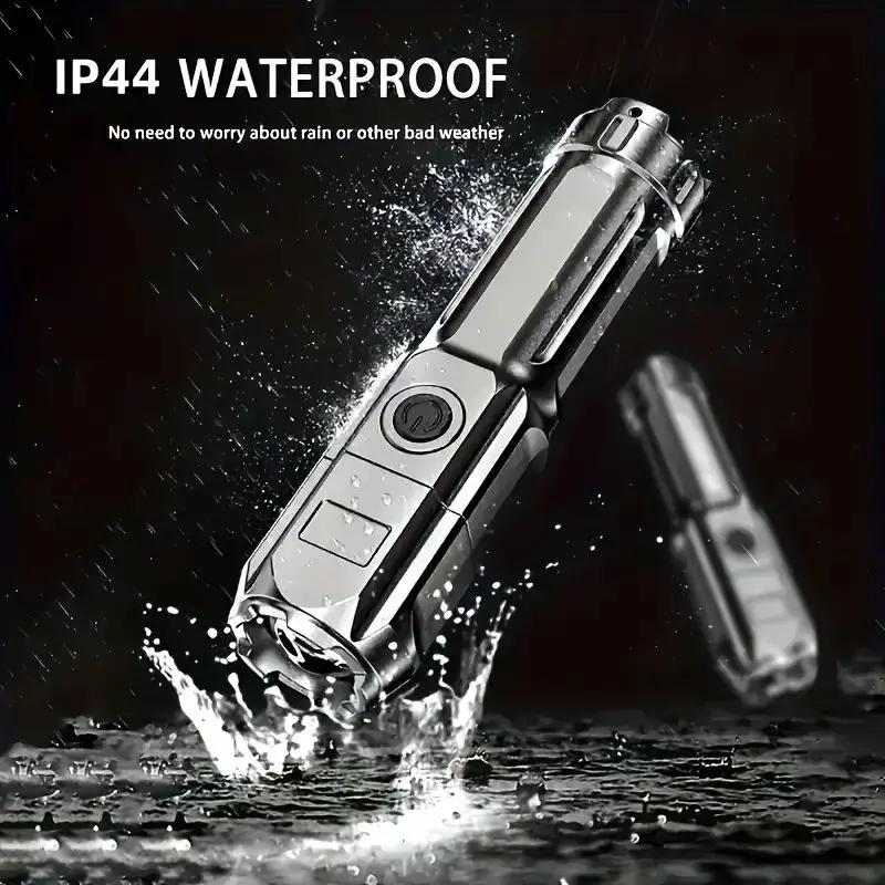 Powerful LED Flashlight Rechargeable USB Waterproof Zoom Fishing Hunting Camping 100,00 Lumen Tactical Flashlight LED Torch