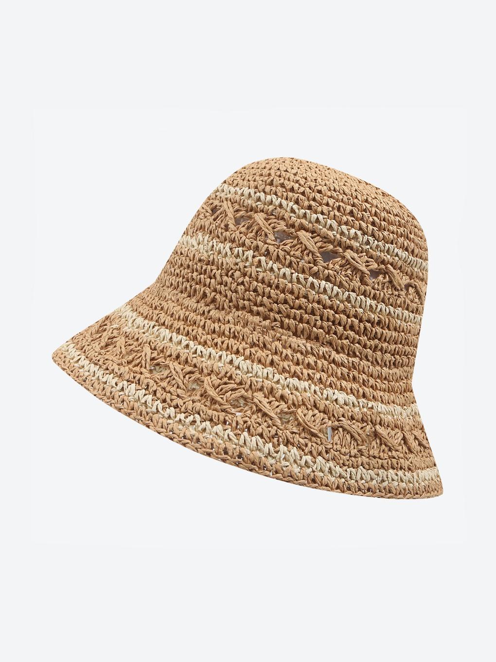 

Striped Punching Bucket Hat HPACSES603
