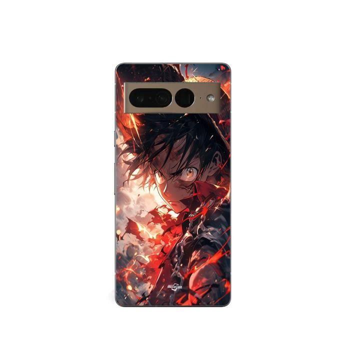 Coque maniacase pour Google Pixel 7 Pro One piece Luffy énervé art manga anime