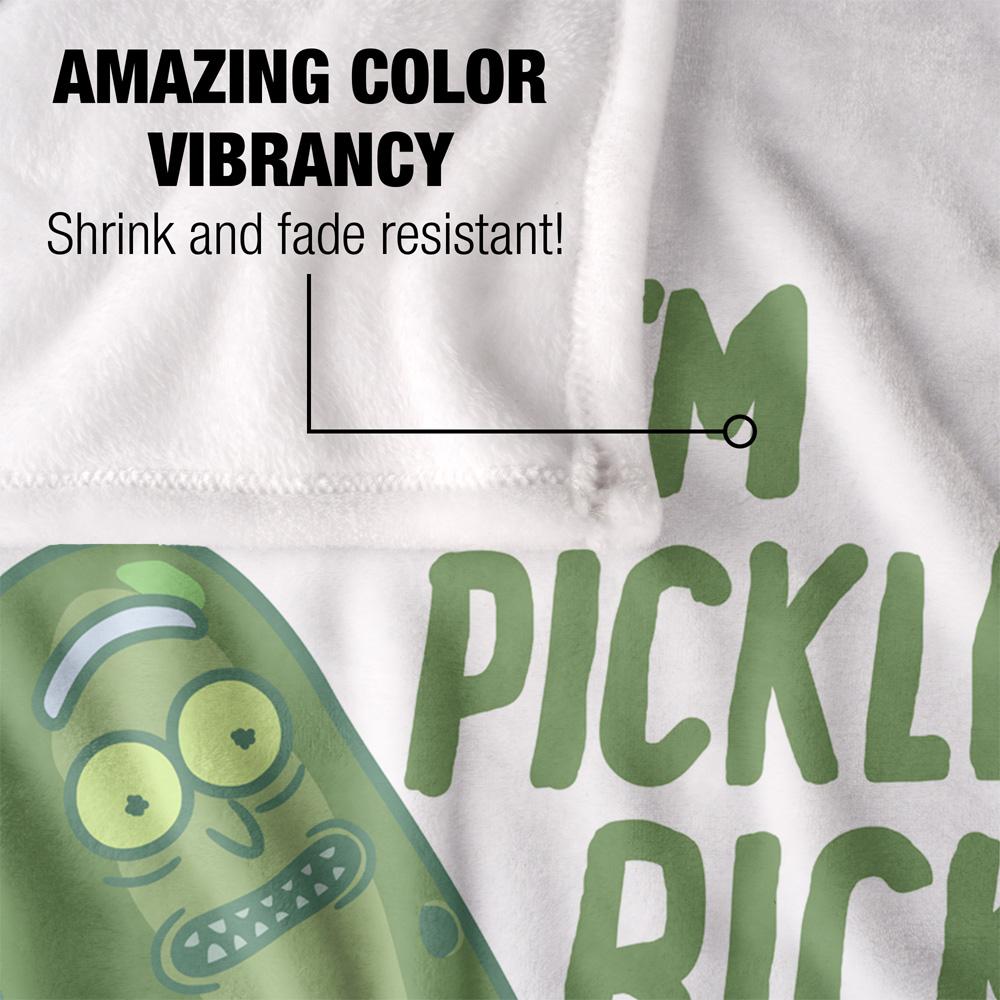 Rick And Morty Pickle Rick Blanket