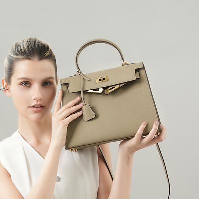 Keli Bag Leather Messenger Bag Niche High-end Feeling New Office Worker Small Bag Women's Versatile Handbag