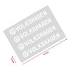 For VOLKSWAGEN VW 2025 For VW POLO 4Pcs Car Door Handle 3D Stickers Tire Rear View Mirror Decals For Volkswagen CC Golf 4 6 7 GT