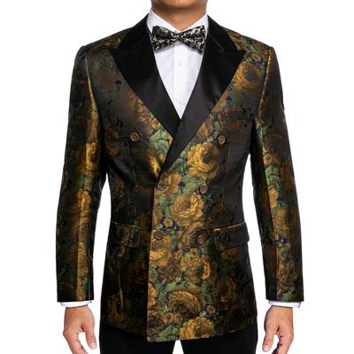 Herrenmode-Design, große Blume, Blazer, Anzugjacke für Herren, Party, Abschlussball, Hochzeit, stilvoller Smoking