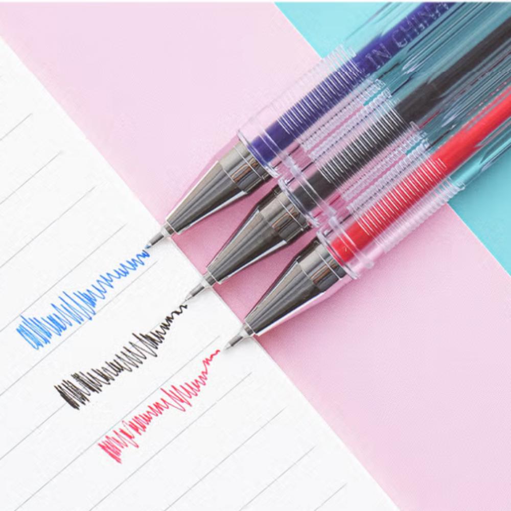 4-pack of 0.28 mm cap-type 3-color gel pens