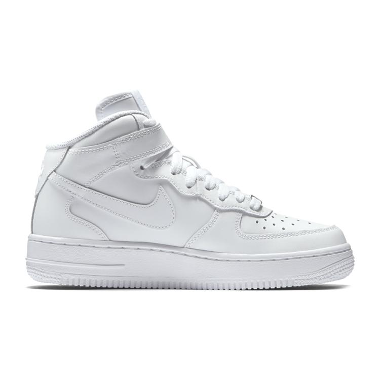 New Nike Air Force 1 Mid White GS 314195-113