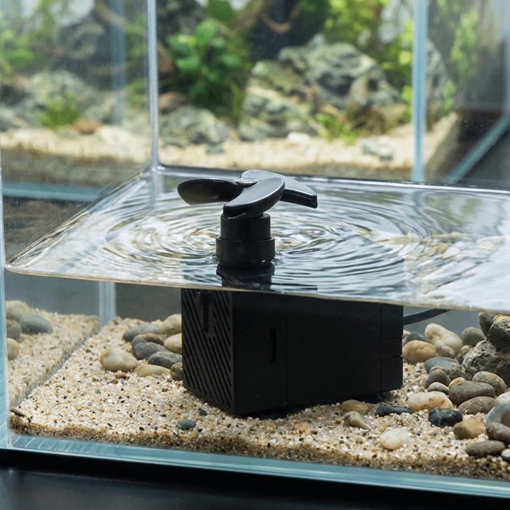 Rotary Spray Fish Tank Aerator Low-Water-Level Submersible Pump Turtle Tank Wave Pump Fish Tank