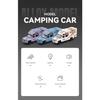 1/32 Chevrolet Silverado Recreational Vehicle RV Alloy Car Model Sound and Light Children's Toy Collectibles Birthday Gift