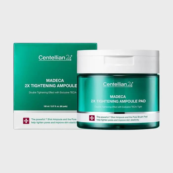 

CENTELLIAN24 Madeca Двойная подтягивающая ампульная подушечка 165 мл (60 листов) 1 штука Эластичность Абсорбция Подтяжка пор TECA Водный блеск Охлаждение кожи