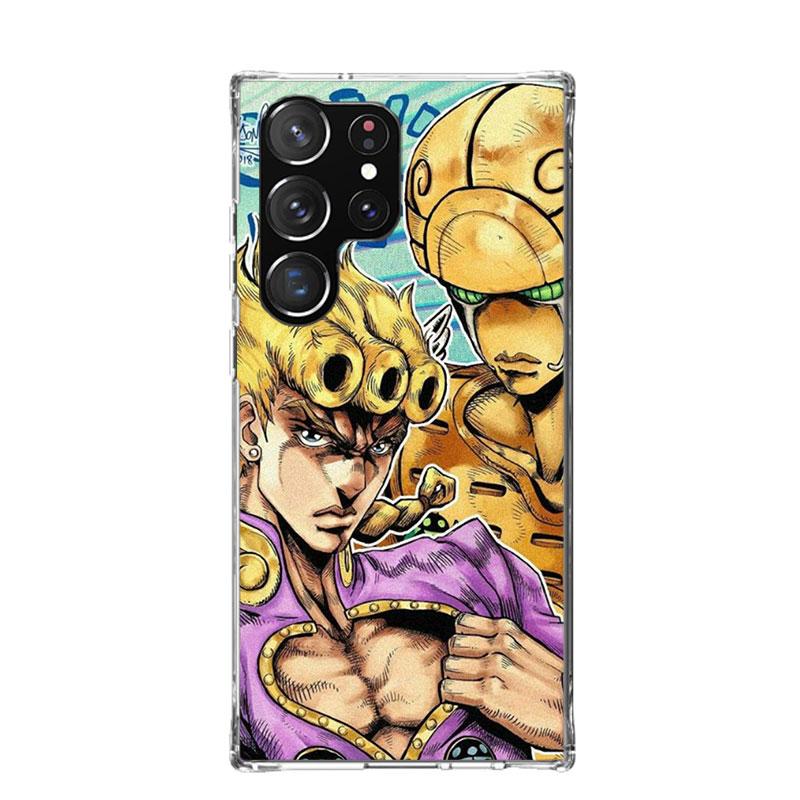 

JoJo Adventure Giorno Giovanna Phone Case For Samsung Galaxy S26 Ultra S23 S24 S25 Edge S20 FE S21 S22 Plus Soft Print Shell Cov Samsung S21 FE