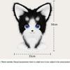 Halloween Katzen Fursuit Kopf - Tragbar, Plüsch, Auf Lager für Cosplay