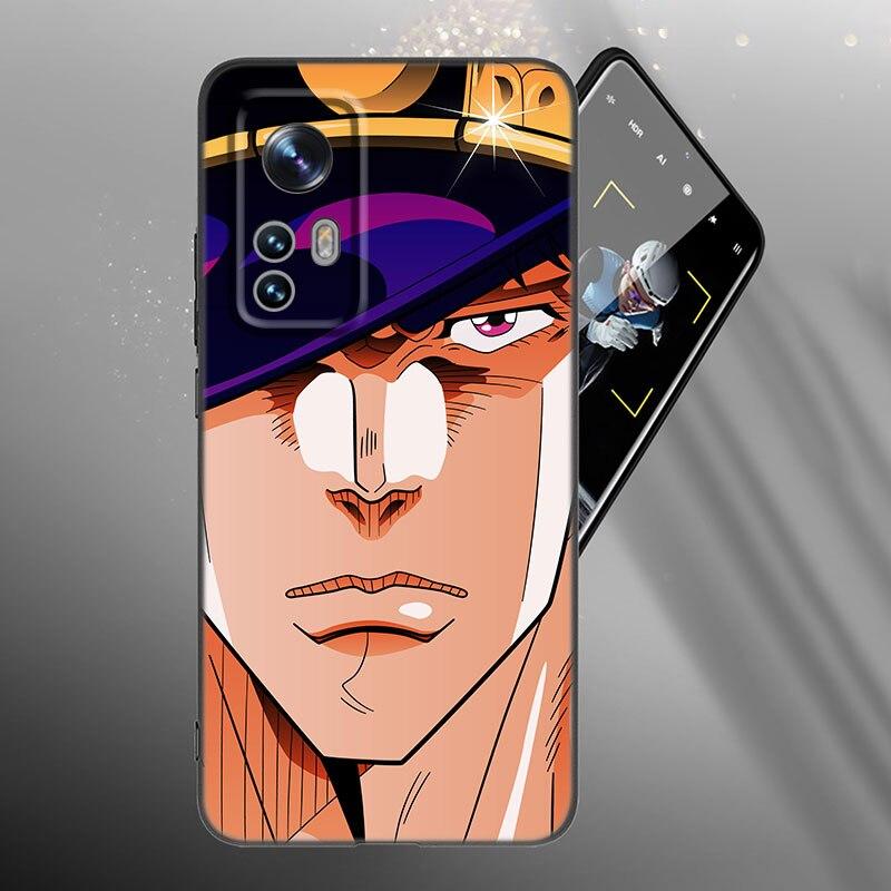 JoJo Bizarre Adventure Phone Case For Xiaomi Mi 10T 11i 11T Note 10 11 Lite NE F1 POCO F3 M3 X3 GT NFC M4 X4 Pro 5G Black Cover
