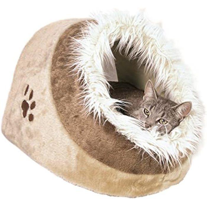 Panier Pour Chat - TRIXIE - Minou - Beige - Rond - Lavable À La Main