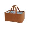 Bolsa Organizadora de Fieltro para Pañales de Bebé Bolsa de Pañales para Bebé Regalo para Baby Shower Cesta de Almacenamiento para Guardería