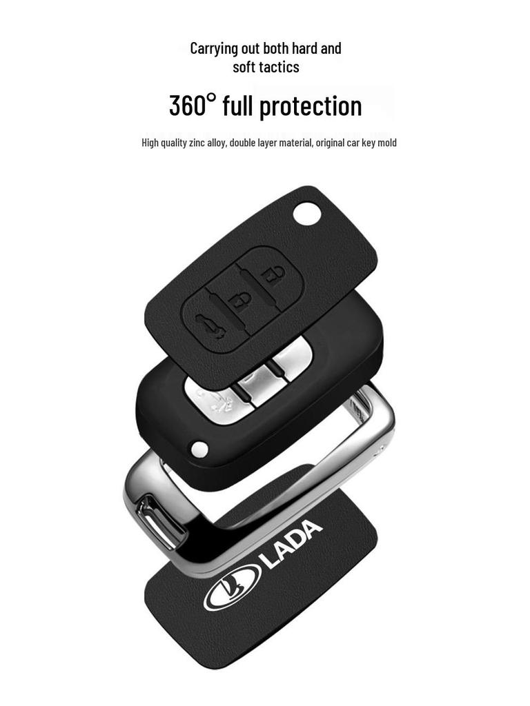 LADA Schlüsseletui für Vesta, Priora, Granta, X-Ray, Kalina Modelle