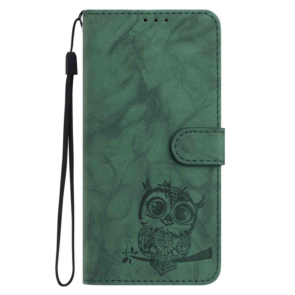 8-Color Owl Embossed Pattern Wallet Case for Samsung Galaxy A12 A15 A26 S20-S25...,Flip Card Design