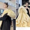 Winter Women's Coat Mid-length Detachable Mink Velvet Fax Fox Fur Imitation Fur Fur Thickened Coat