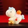 Resin Horse Figurine Chinese Style Zodiac Ornaments Vivid New Year Mascot Miniature  Office