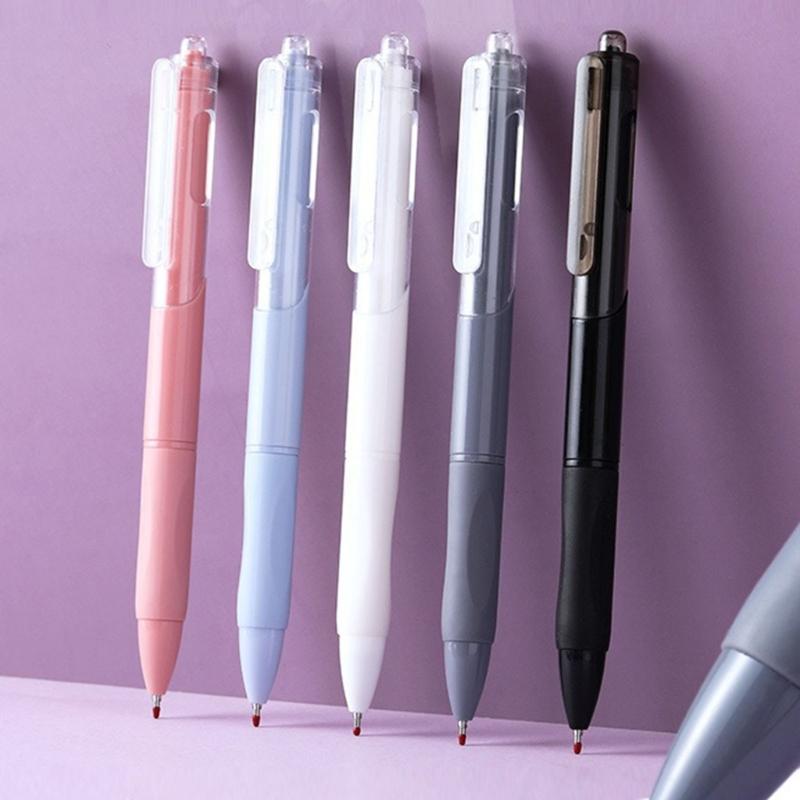 10x/Set 0,5 mm Einziehbarer Gelstift Neutralstift Schwarze Tinte Unterschriftenstift Leicht Schreibender Stift Schulbüromaterial