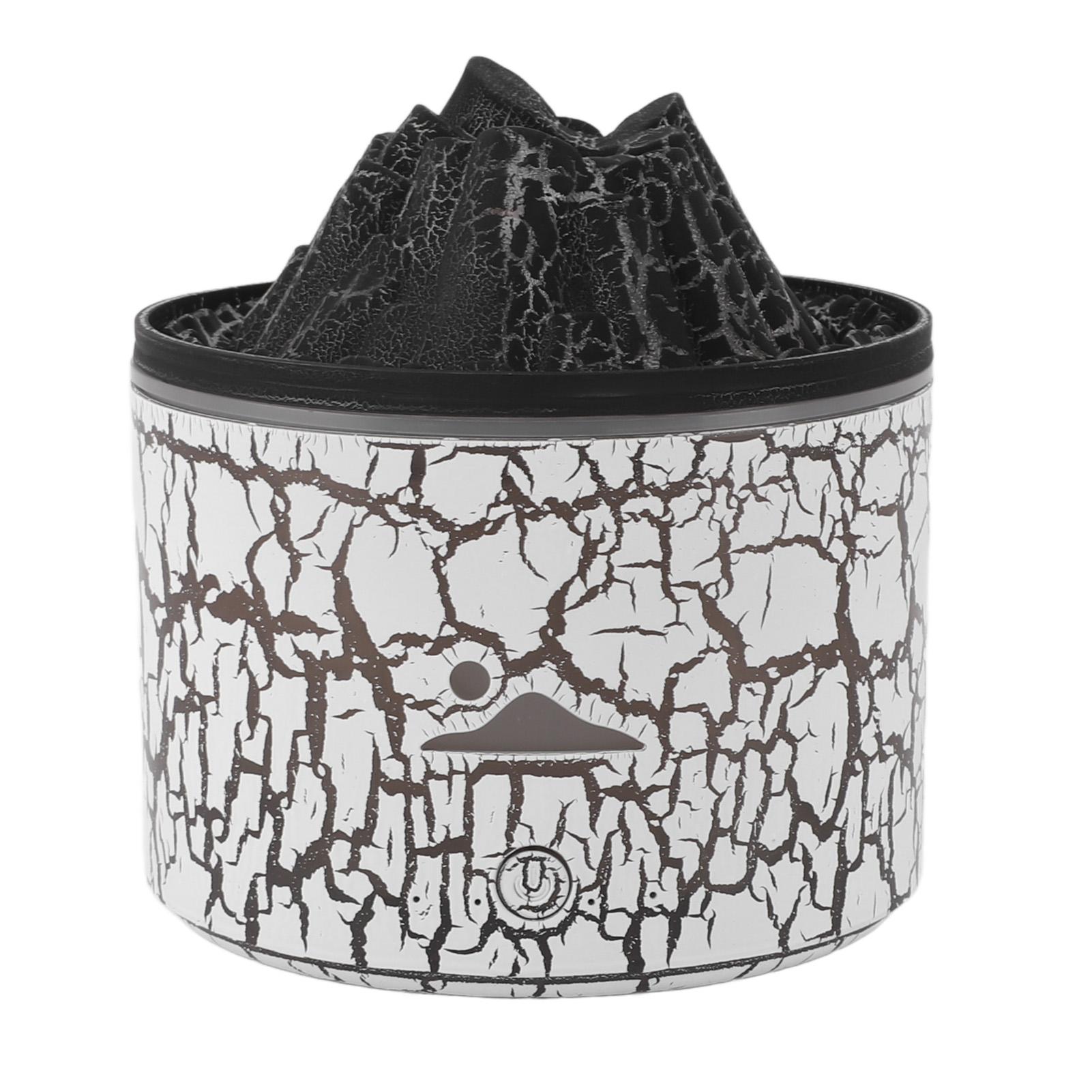 

Volcano Diffuser 5V 180ml Relaxing Auto Off Warm Atmosphere Flame Humidifier for Home Bedroom Office
