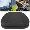 Universal For Harley Yamaha Honda BMW Chopper Cruiser Motorcycle Rear Backrest Sissy Bar Cushion Pad Leather Black Accessories
