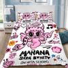 Bella Copripiumino Federa Set Biancheria da Letto Karol G Manana Adulto Ragazzo Ragazza Decorazione Camera da Letto Regalo per Bambini Singolo Doppio Taglia Grande