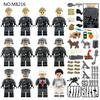 WW2 Military Building Blocks Set – Army Medic & Logistics Soldier Mini Figures, DIY World War II Model Toys