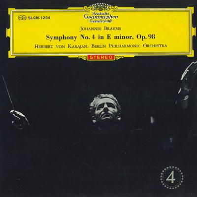 LP-plaat HERBERT VON KARAJAN BERLINER PHILH Brahms Symfonie nr. 4 in e-mineur O SLGM1294 DEUTSCHE GRAMMO Japan Klassiek Gebruikt