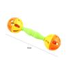 Rattle Double-head Bite Resistant Interactive Bird Toys Parrot Chew Bell Chewing Ball