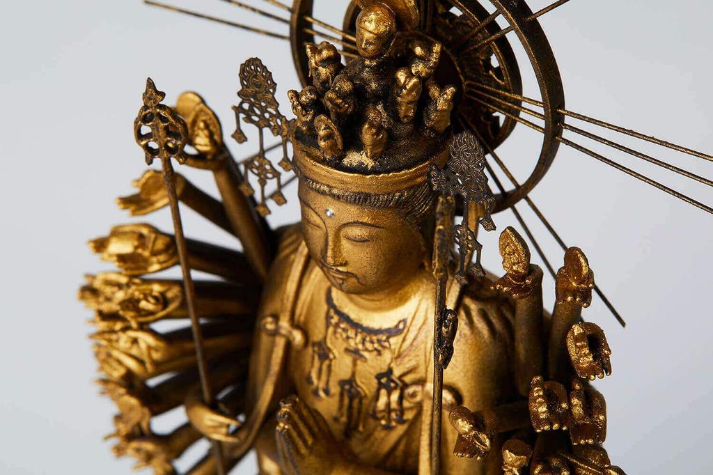 ISM TanaCOCORO Senju Kannon Keiha kolorowa figurka Buddy ISM MORITA tc3531 [Palma] ~ ~ r_ (Odnowienie 2018/9) (Senju Kannon)