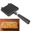 Professional Long Handle Waffle Baking Mold Square Double-Sided Waffle Maker Machine Durable Cast Aluminum Sandwich Maker Baking