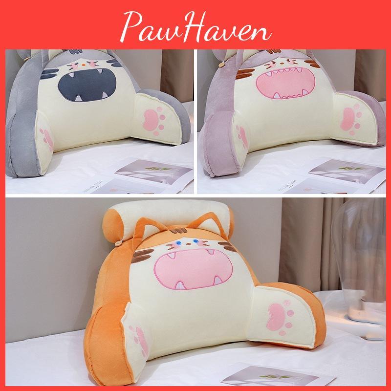 Pillow Bedhead Cartoon Cat Waist Chair Sofa Tatami Lazy Pillow Plush Home Toy