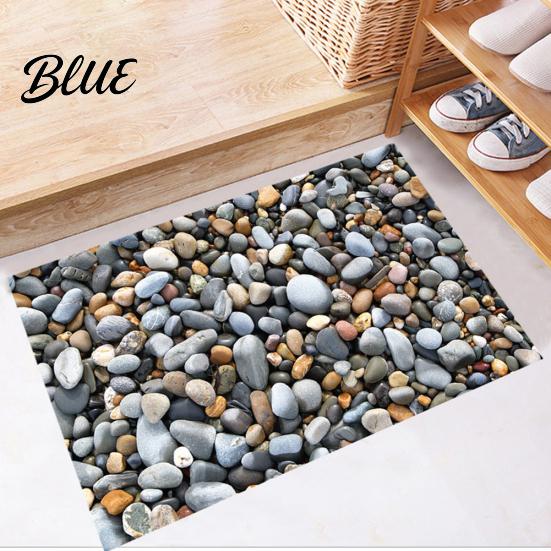 3D Pebbles Bathroom Kitchen Corridor Non-slip Floor Sticker Decal Home Decor