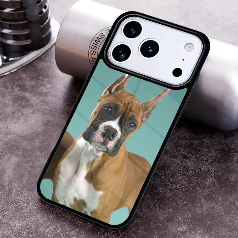 Boxer Dog Phone Case For iPhone 17 16 15 14 13 12 11 Pro Max Plus 17Air Soft Silicone Cover