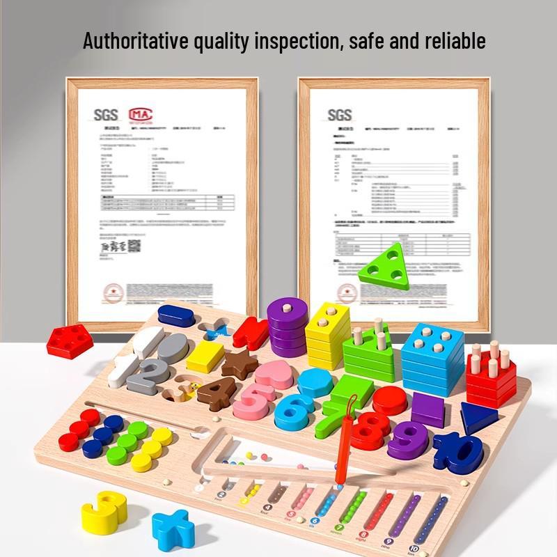 Montessori Educational Toys for Toddlers: Jigsaw Puzzles & Building Blocks for Ages 1-2, Boys & Girls