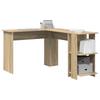 L shaped Desk Sonoma Oak 140 x 113.5 x 75 cm Particleboard