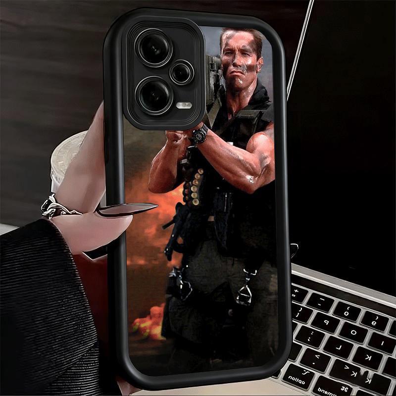 Phone Case for Xiaomi Redmi Note 15 14 13 Pro Plus Terminator Arnold Schwarzenegger Shell 12S 11 11S 11T 5G 14S Soft Silicone Fu