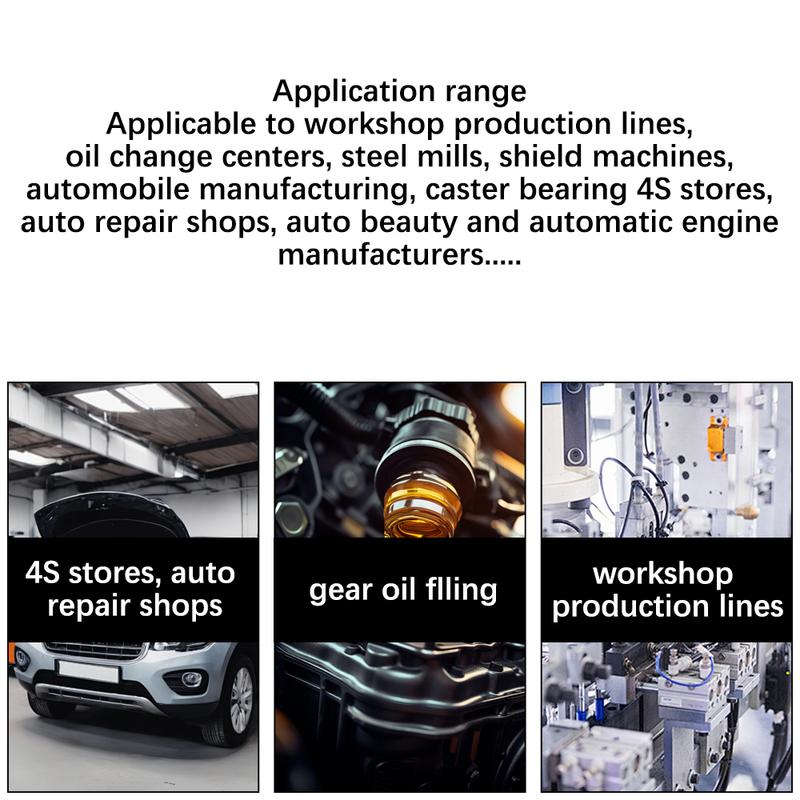 5L Oil Change Pump Fuel Filling Car Brake Bleeder Brake Fluid Refueling High Pressure Gauge 1/4" Adapter Pneumatic Oil Pump Tool