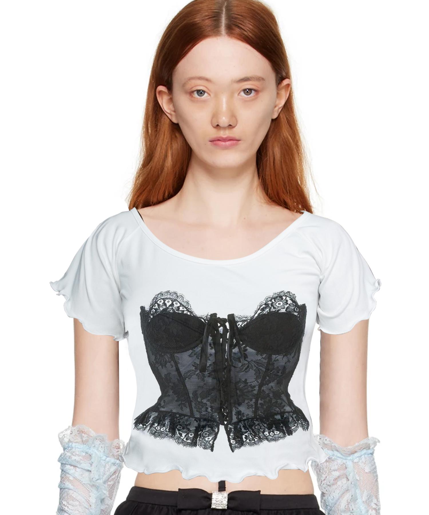 2113 Studio Ep.3 Ballerina Crop T-Shirt No.2 White