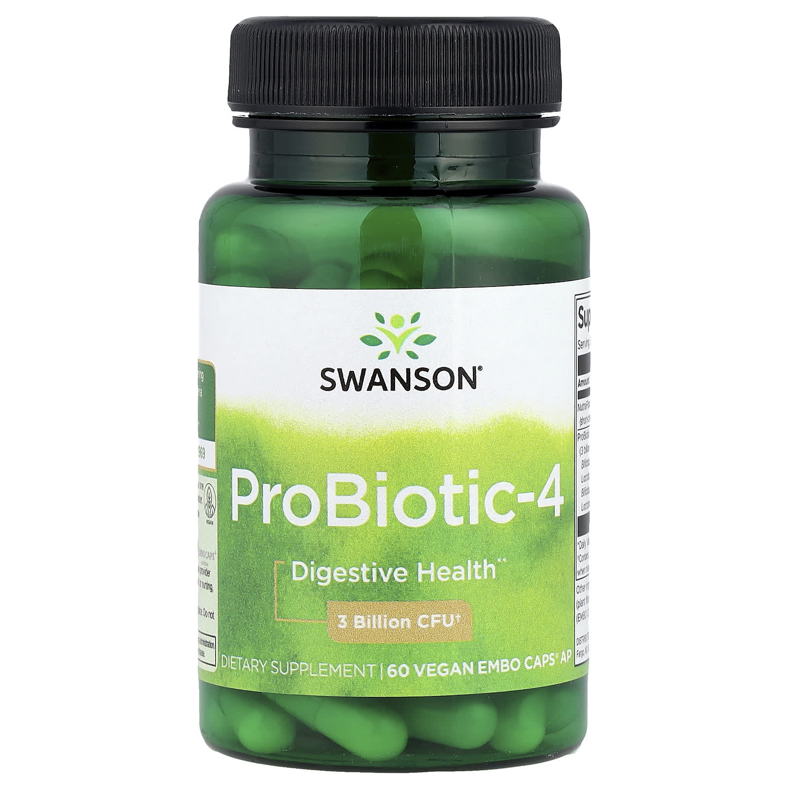 

Probiotic-4, Veggie Embo Caps® Ap 60 Tablets