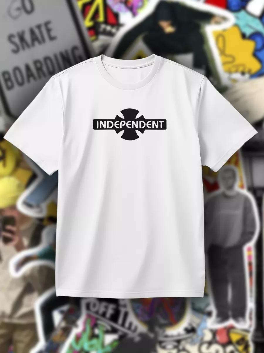 T-shirt Independent white 4XL