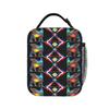 Assyrian Flag Lunch Bag Office Convenient Lunch Box For Women Oxford Graphic Cooler Bag