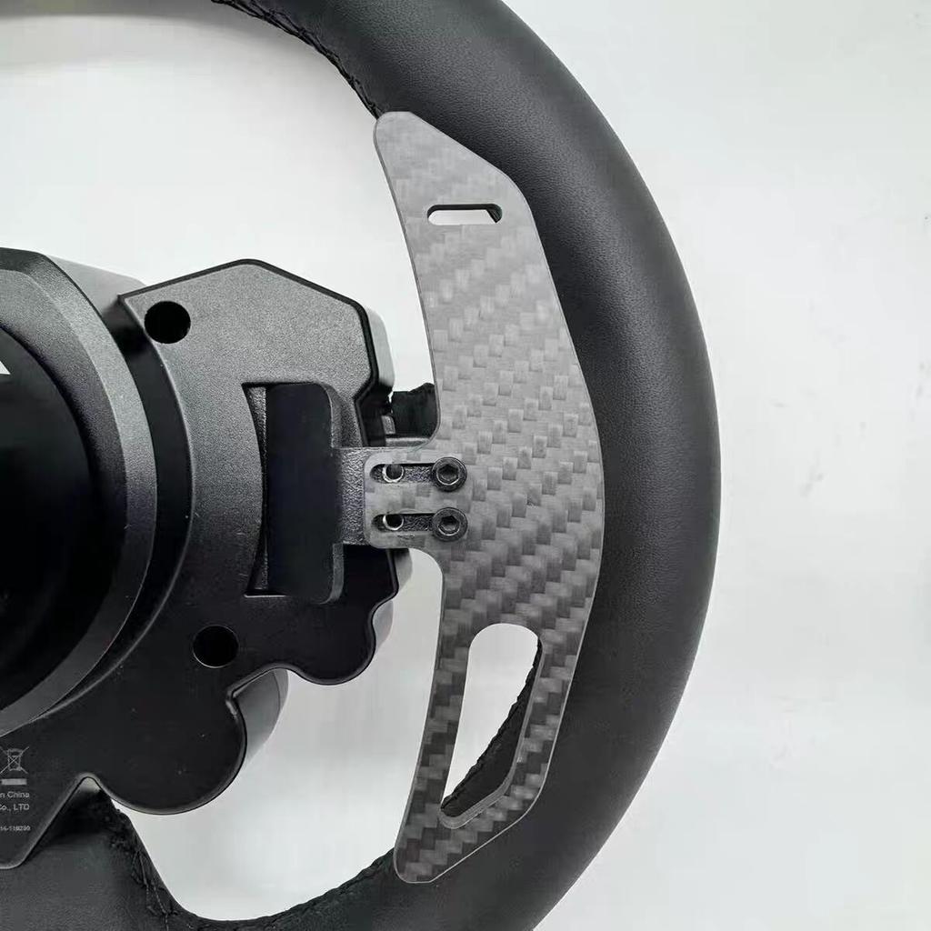 Carbon Fiber Extension Paddle Shifter Adapter For MOZA R5 R3 ES ESX Racing Car Game Mod Steering Wheel Accessories