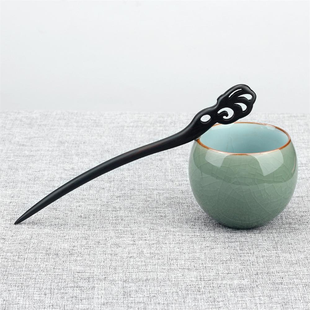 34 Styles Natural Black Sandalwood Hair Sticks High Quality Hairpin for Women Girls Antiquity Chopstick Shaped Hair Clip Jewelry