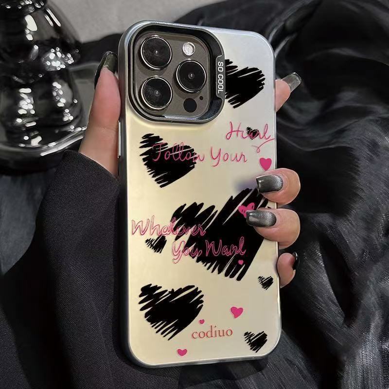 The New English Love Is Suitable for Iphone16 Mobile Phone Case Apple 15promax/14 Japan and South Korea 13pro12 Europe and America