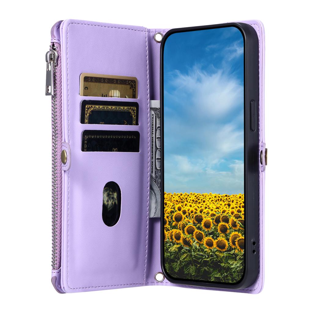 015 Style For Xiaomi 15 Pro Case TPU+PU Leather Wallet Phone Cover with Straps