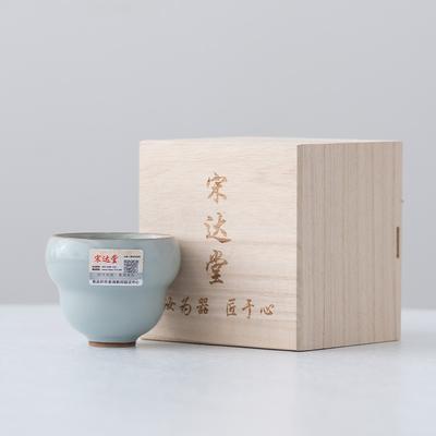 Tianqing Ru Kiln Cup Master Cup Handmade High-end Teacup Master Famous High-end Cup Kung Fu Tea Set